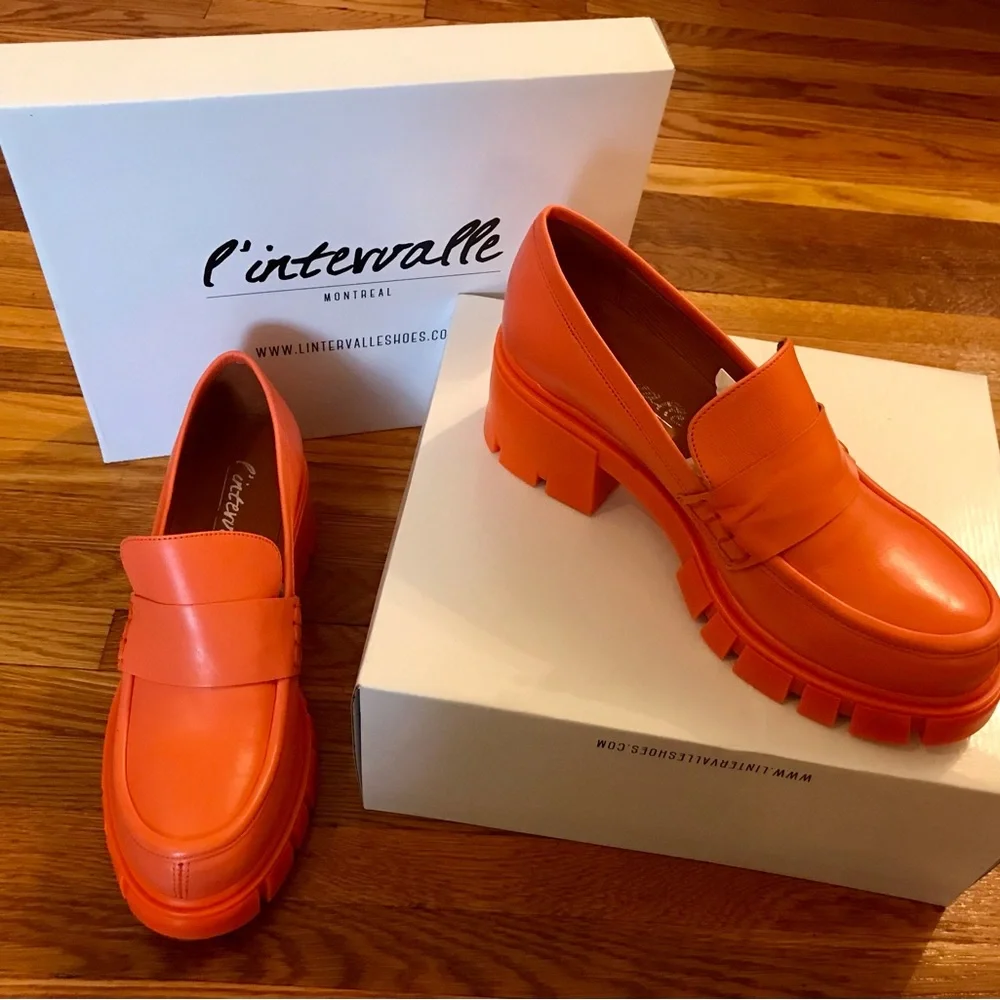 L’ intervalle Coral Platform Loafers - NEW - Picture 4 of 5